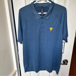 Lululemon x Presidents Cup Metal Vent Tech Polo Blue